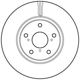 TOYOTA диск гальмівний передн.Avensis 08- Jurid 562649JC